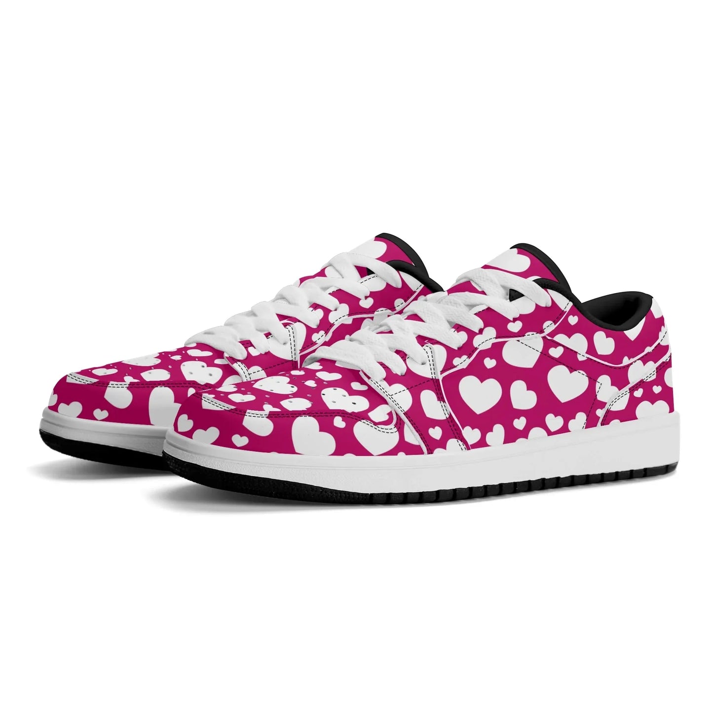 white-hearts-low-top-leder-sneaker-fur-herren-sneaker-jlr-design-11169 - JLR Design