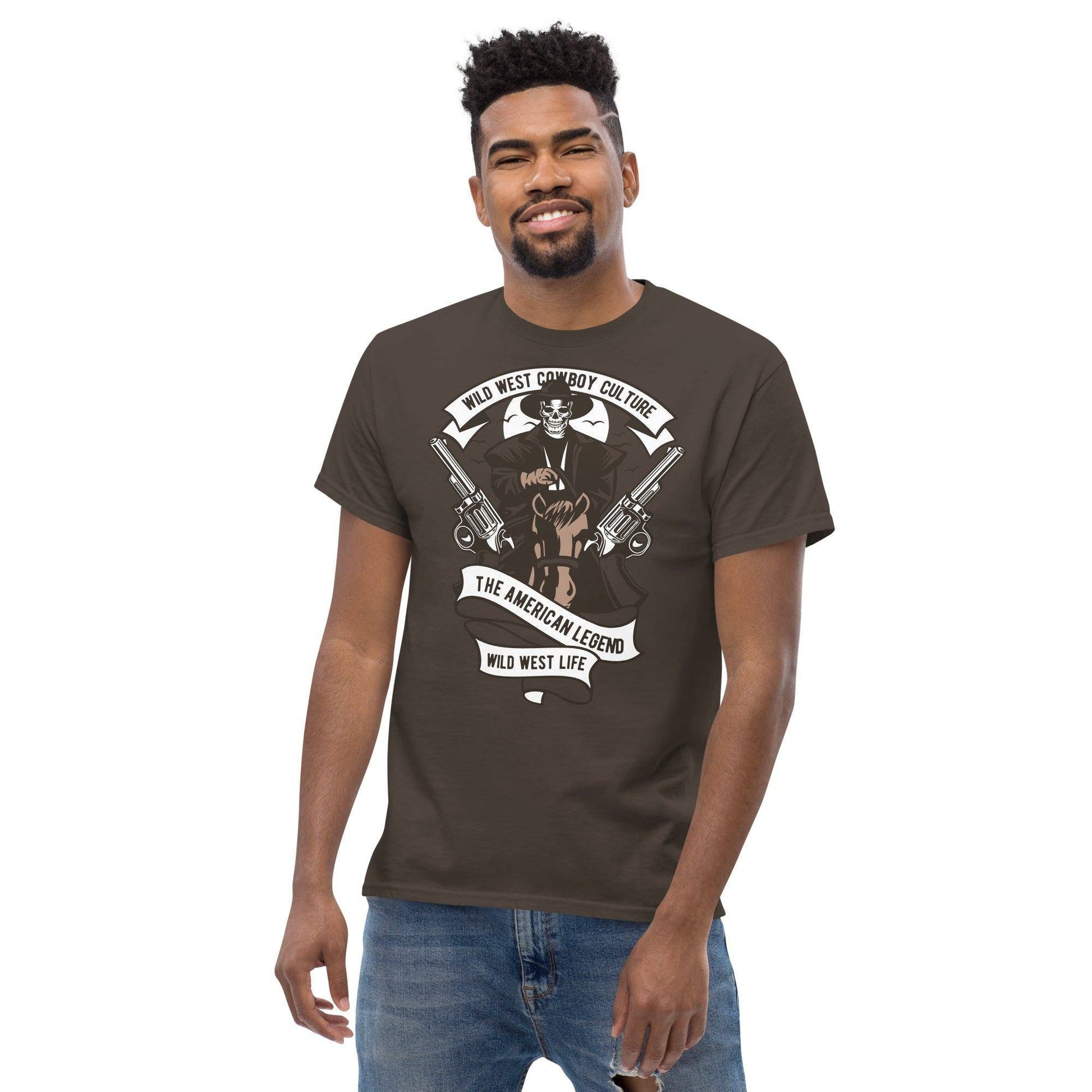 wild-wild-west-cowboy-herren-t-shirt-t-shirt-jlr-design-61719 - JLR Design
