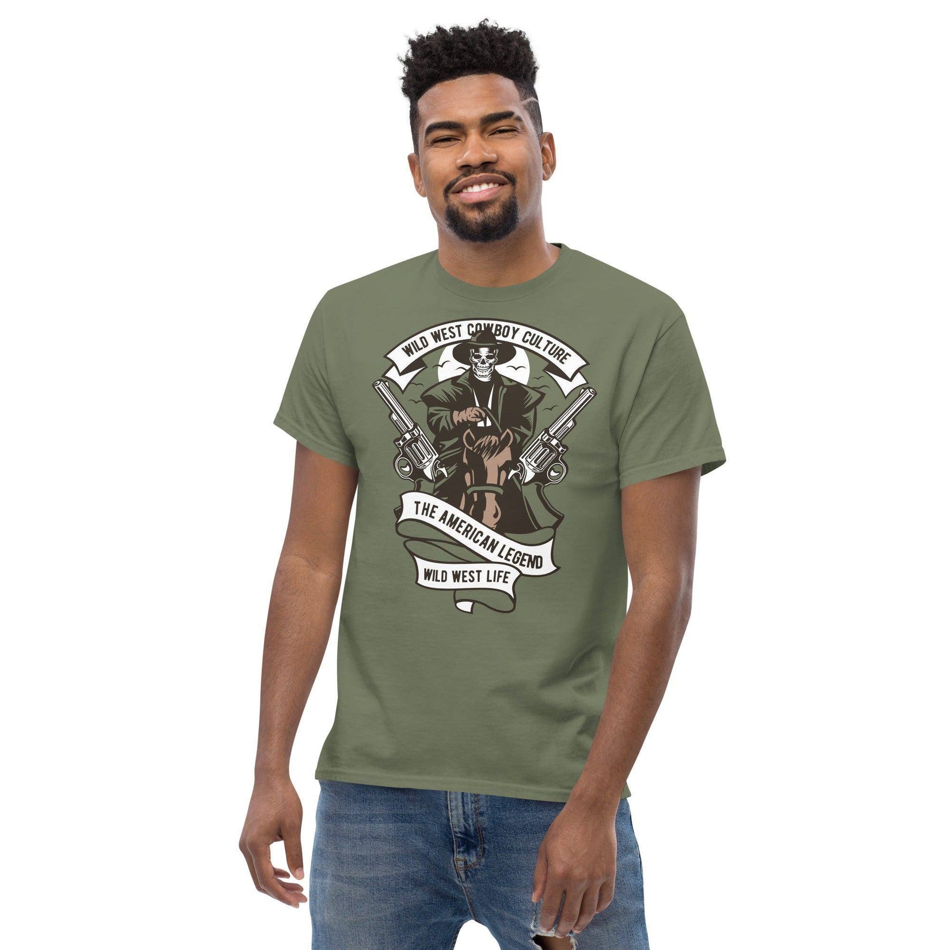 wild-wild-west-cowboy-herren-t-shirt-t-shirt-jlr-design-47083 - JLR Design