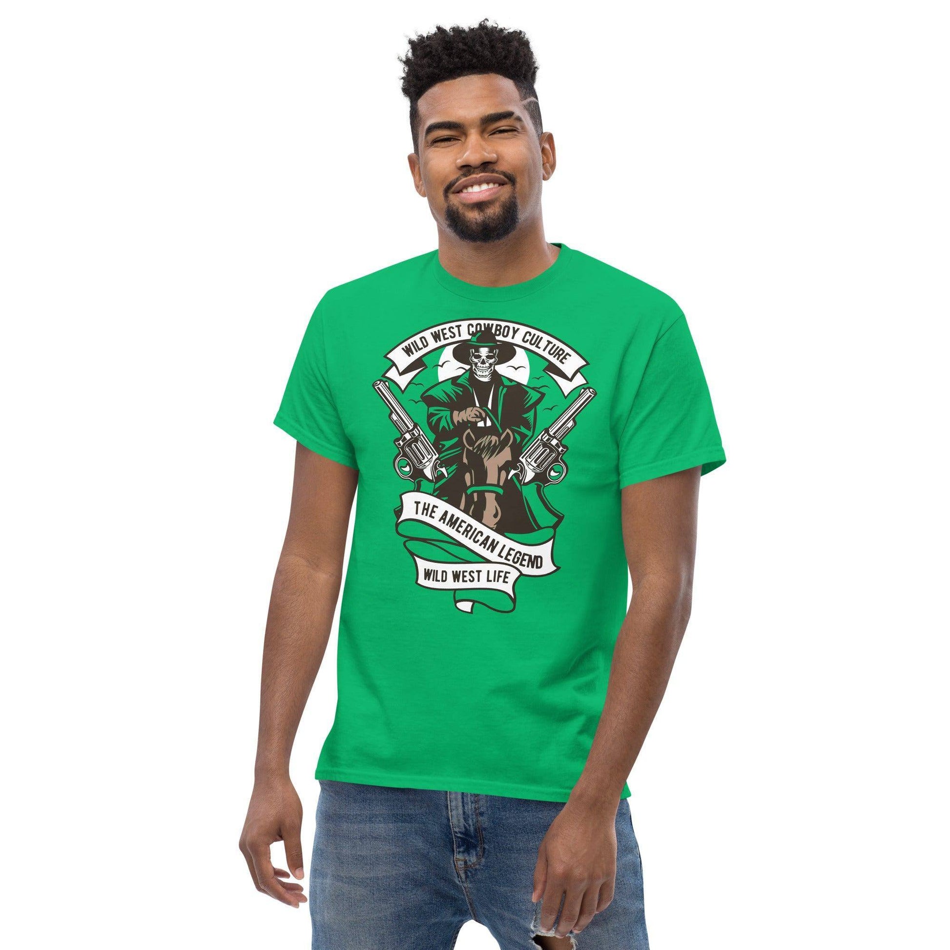 wild-wild-west-cowboy-herren-t-shirt-t-shirt-jlr-design-96230 - JLR Design