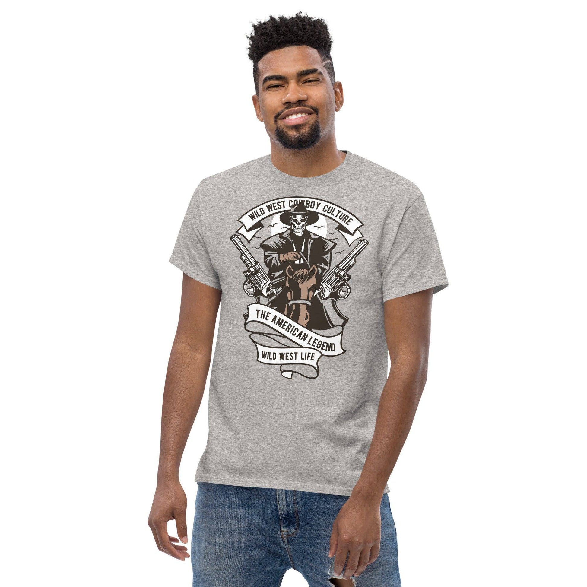 wild-wild-west-cowboy-herren-t-shirt-t-shirt-jlr-design-49166 - JLR Design