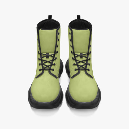 Wild Willow Leather Chunky Boots Boots JLR Design