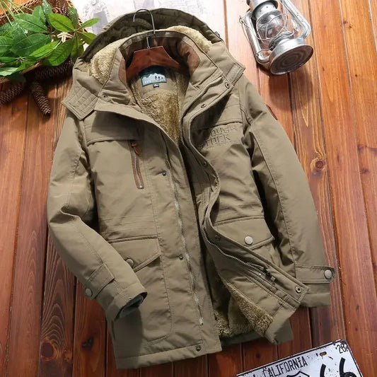 Windbreaker mit Fleece und Kapuze Parka JLR Design