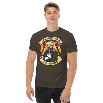 Worlds Greatest Mechanic Herren-T-Shirt T-Shirt 29.99 Greatest, Herren, Mechanic, T-Shirt, World JLR Design