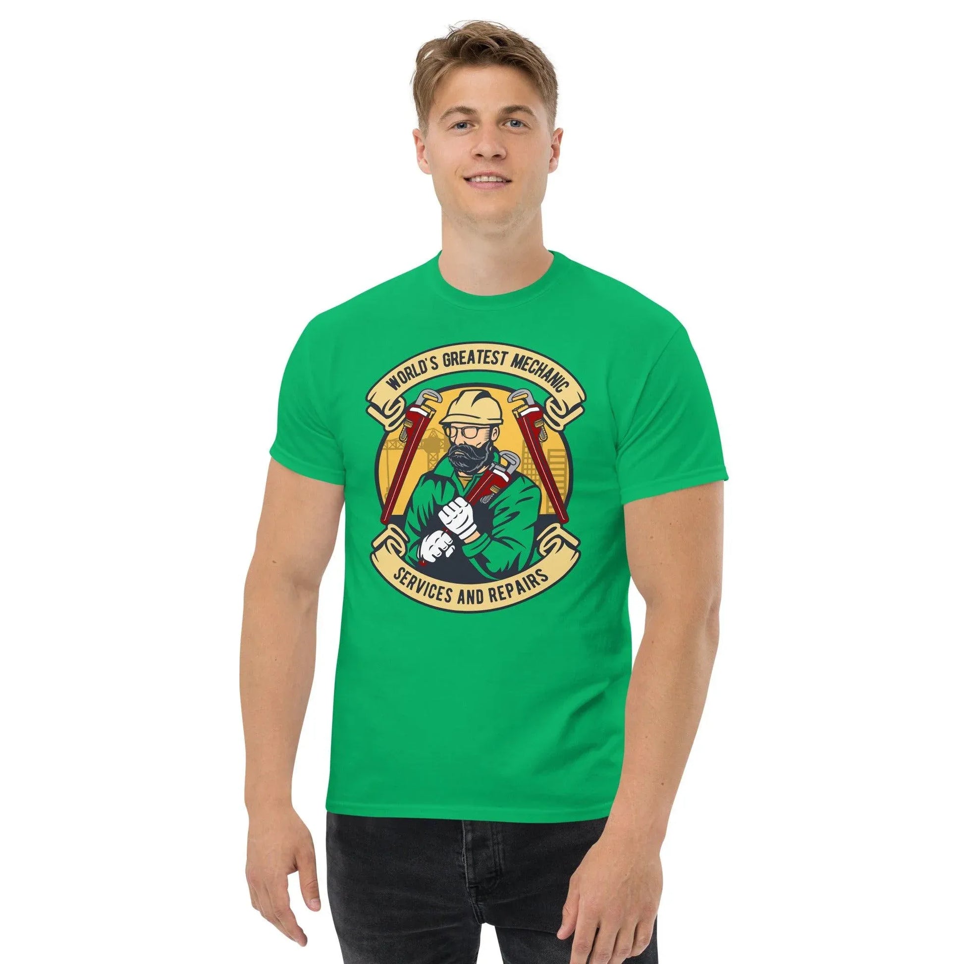 worlds-greatest-mechanic-herren-t-shirt-t-shirt-jlr-design-71906 - JLR Design
