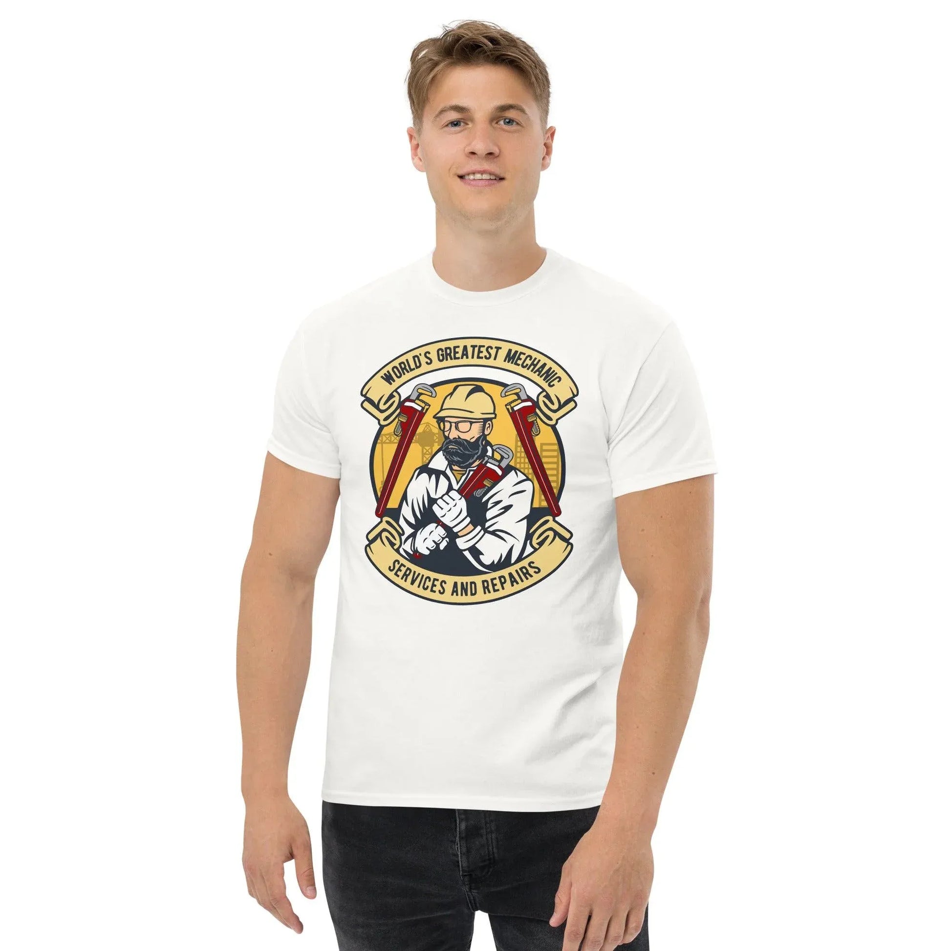 worlds-greatest-mechanic-herren-t-shirt-t-shirt-jlr-design-49765 - JLR Design