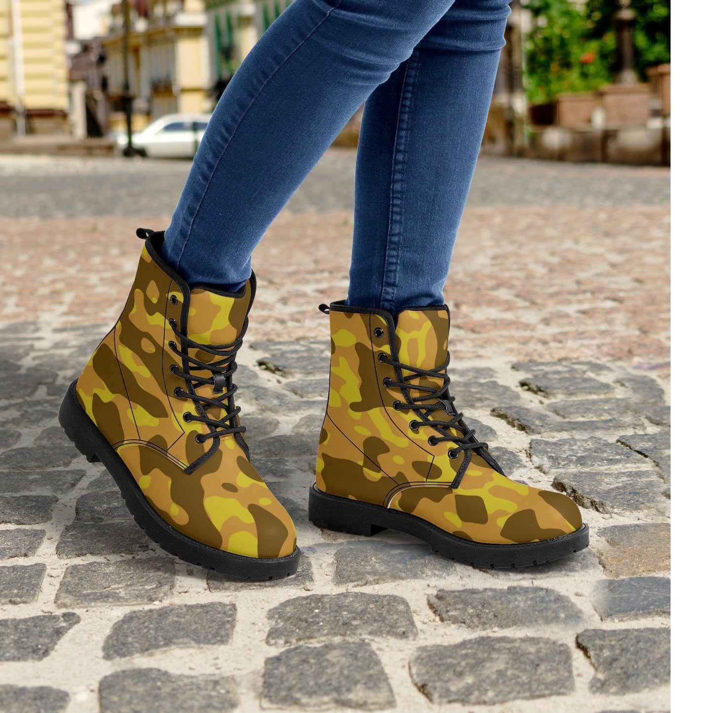 Yellow Camouflage Damen Stiefel Stiefel 74.99 Camouflage, Damen, Stiefel, Yellow JLR Design