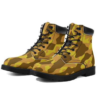 Yellow Camouflage Ganzjahres Stiefel für Damen Lederstiefel 82.99 Camouflage, Damen, Ganzjahres, Lederstiefel, Yellow JLR Design