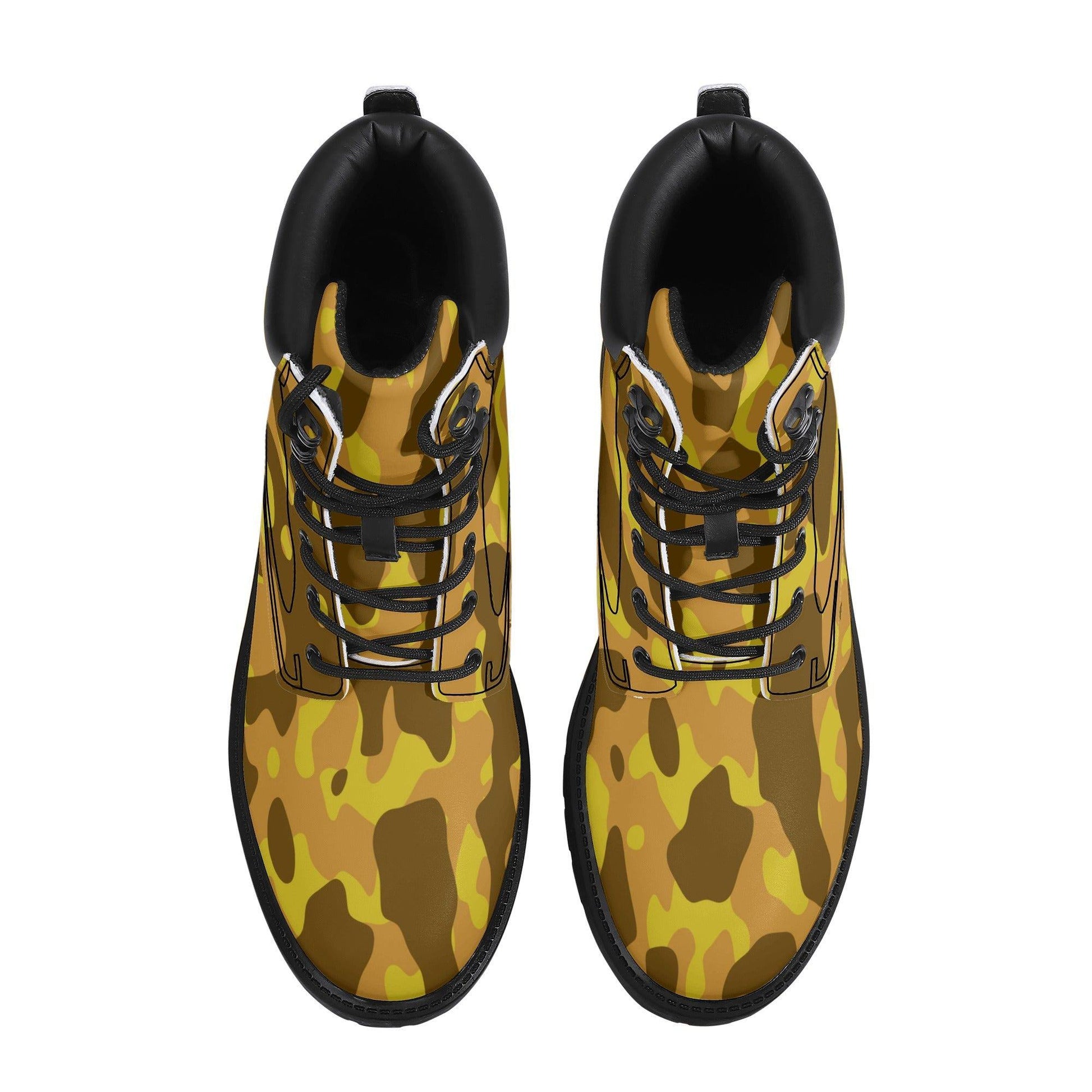 Yellow Camouflage Ganzjahres Stiefel für Damen Lederstiefel 82.99 Camouflage, Damen, Ganzjahres, Lederstiefel, Yellow JLR Design