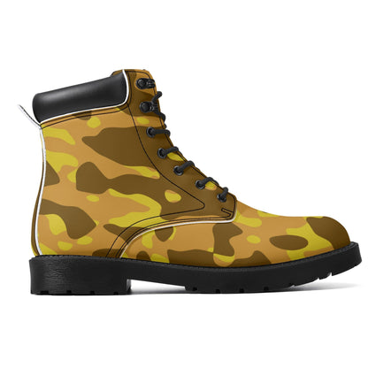 Yellow Camouflage Ganzjahres Stiefel für Damen Lederstiefel 82.99 Camouflage, Damen, Ganzjahres, Lederstiefel, Yellow JLR Design