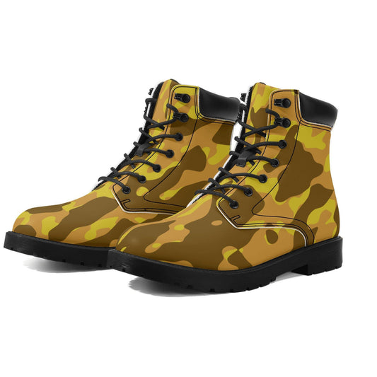 Yellow Camouflage Ganzjahres Stiefel für Herren Lederstiefel 82.99 Camouflage, Ganzjahres, Herren, Lederstiefel, Yellow JLR Design