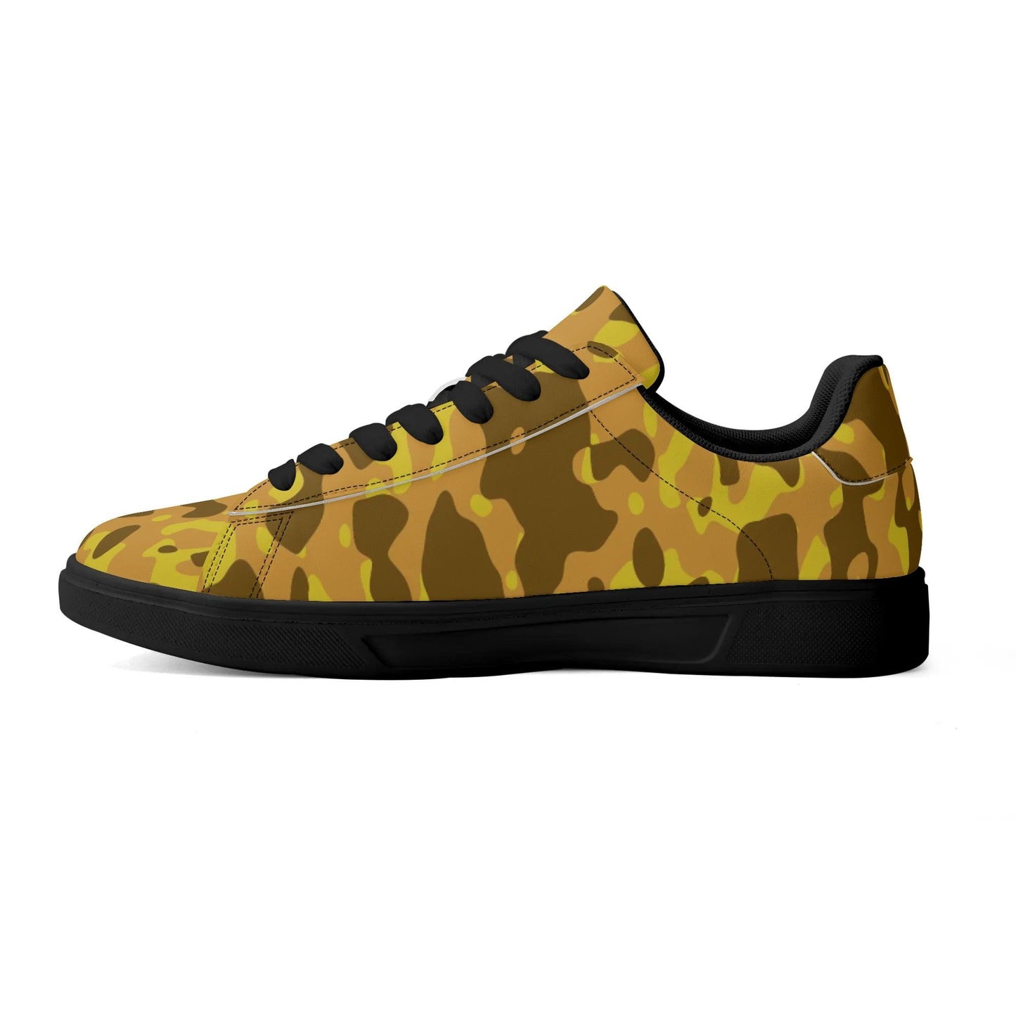 Yellow Camouflage Low Top Leather Sneaker Low Top Sneaker 83.99 Camouflage, Leather, Low, Sneaker, Top, yellow JLR Design