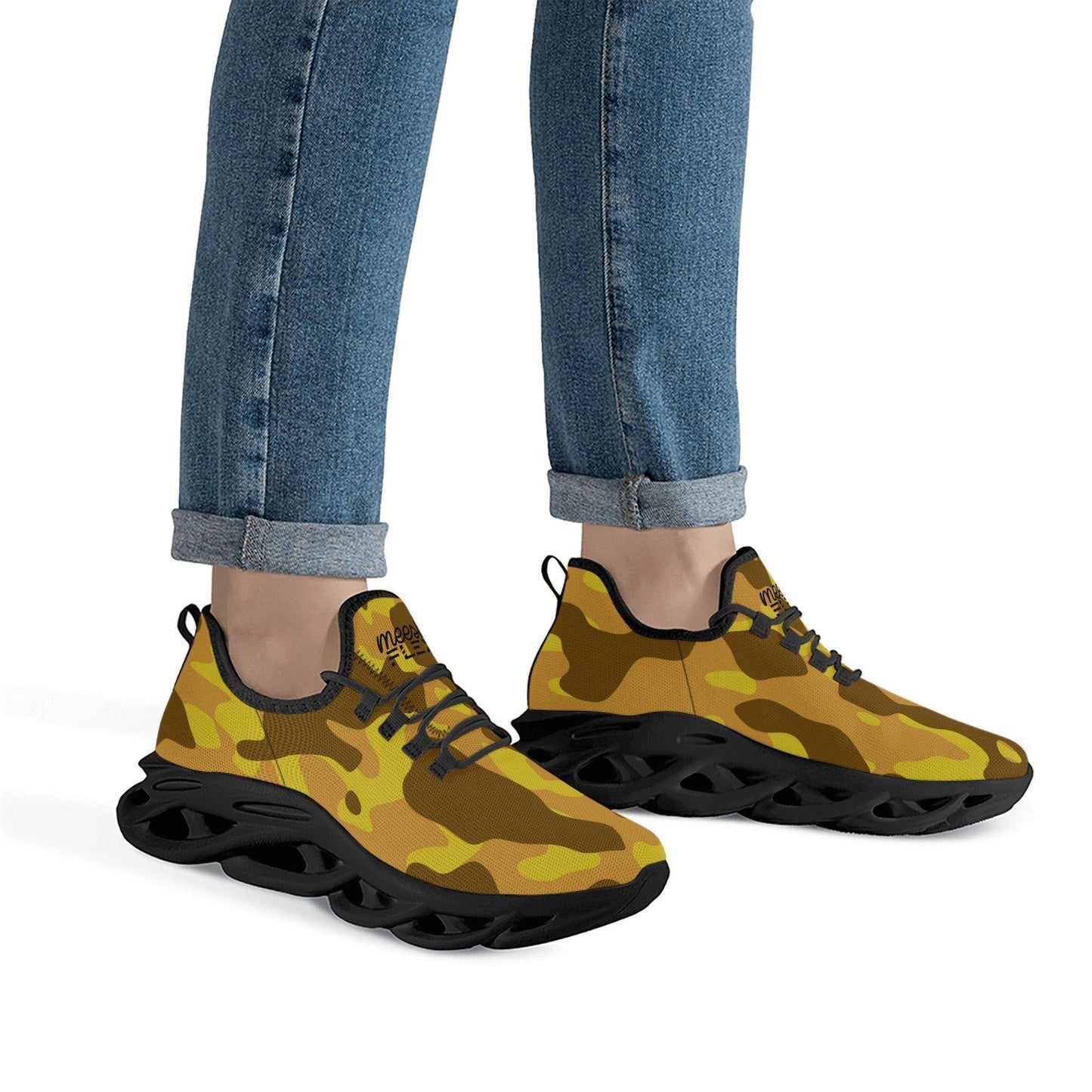 Yellow Camouflage Meeshy Flex Damen Sneaker Sneaker 118.99 Camouflage, Damen, Flex, Meeshy, Sneaker, Yellow JLR Design