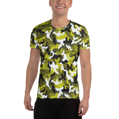 Yellow Camouflage v1 Sport-T-Shirt für Herren Sport T-Shirt JLR Design