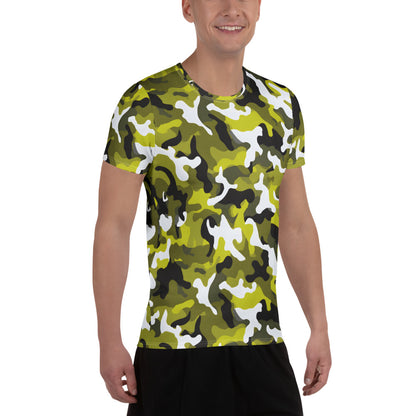 Yellow Camouflage v1 Sport-T-Shirt für Herren Sport T-Shirt JLR Design