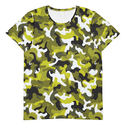 Yellow Camouflage v1 Sport-T-Shirt für Herren Sport T-Shirt JLR Design
