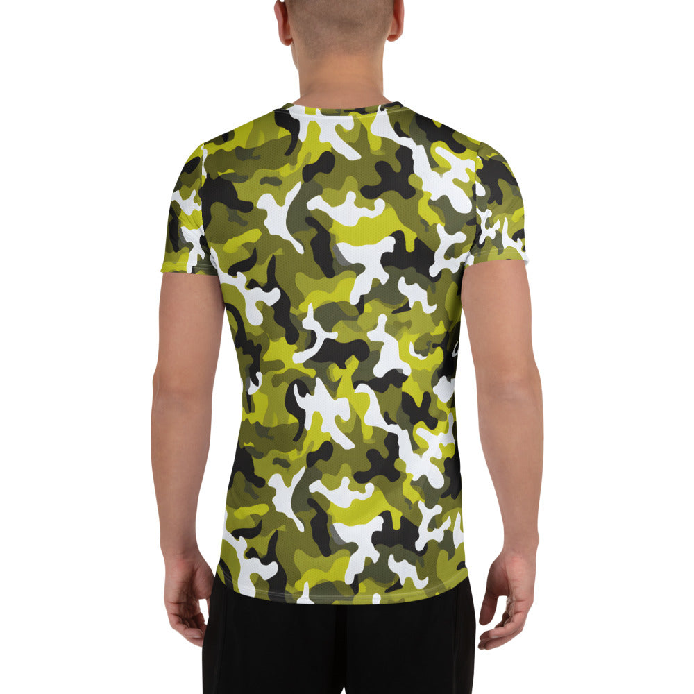 Yellow Camouflage v1 Sport-T-Shirt für Herren Sport T-Shirt JLR Design