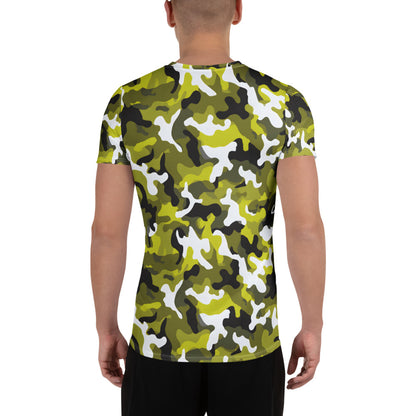 Yellow Camouflage v1 Sport-T-Shirt für Herren Sport T-Shirt JLR Design
