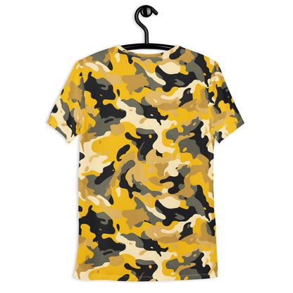 Yellow Camouflage v2 Sport-T-Shirt für Herren Sport T-Shirt JLR Design