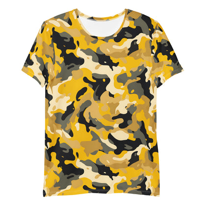 Yellow Camouflage v2 Sport-T-Shirt für Herren Sport T-Shirt JLR Design