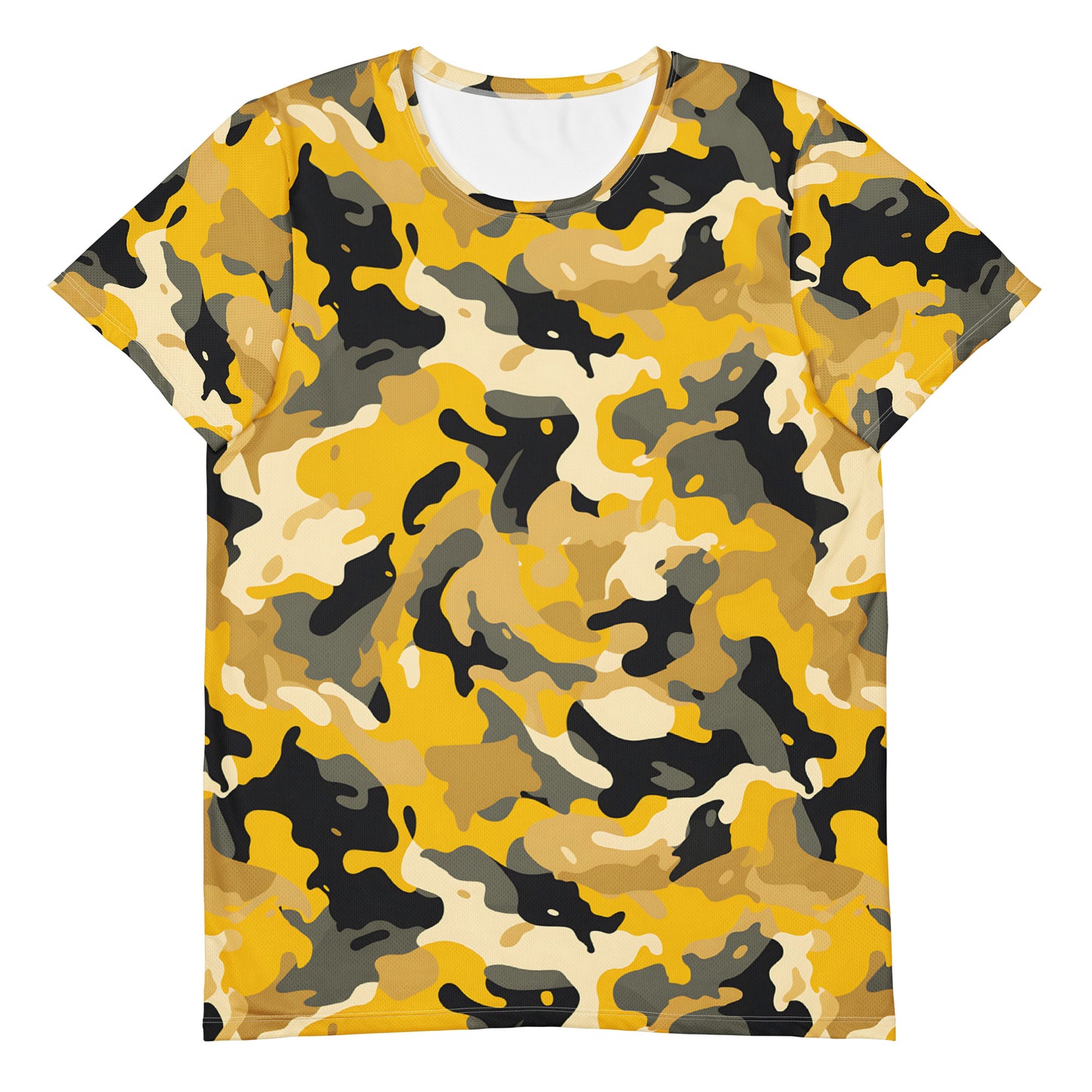 Yellow Camouflage v2 Sport-T-Shirt für Herren Sport T-Shirt JLR Design