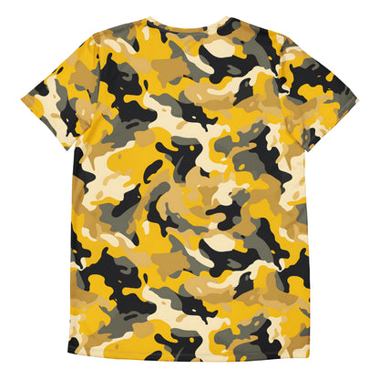 Yellow Camouflage v2 Sport-T-Shirt für Herren Sport T-Shirt JLR Design