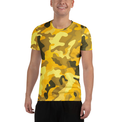Yellow Camouflage v3 Sport-T-Shirt für Herren Sport T-Shirt JLR Design