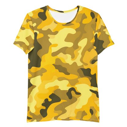 Yellow Camouflage v3 Sport-T-Shirt für Herren Sport T-Shirt JLR Design