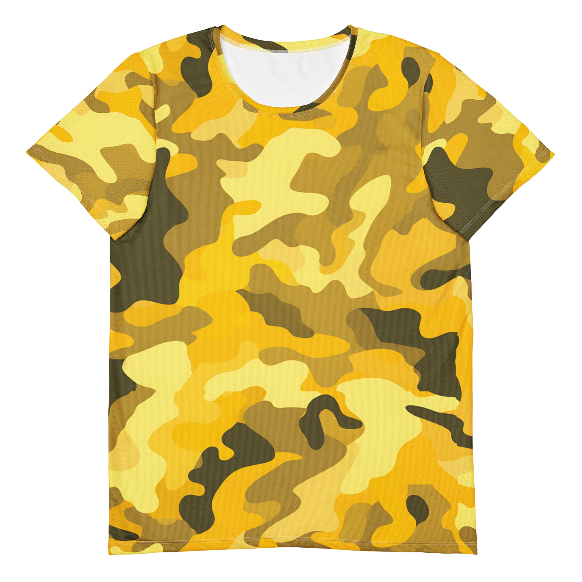 Yellow Camouflage v3 Sport-T-Shirt für Herren Sport T-Shirt JLR Design