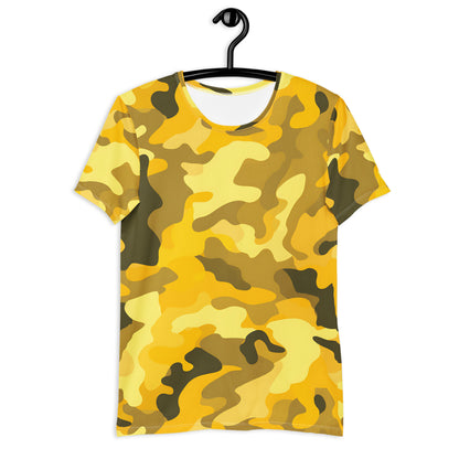 Yellow Camouflage v3 Sport-T-Shirt für Herren Sport T-Shirt JLR Design