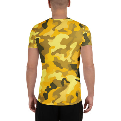 Yellow Camouflage v3 Sport-T-Shirt für Herren Sport T-Shirt JLR Design