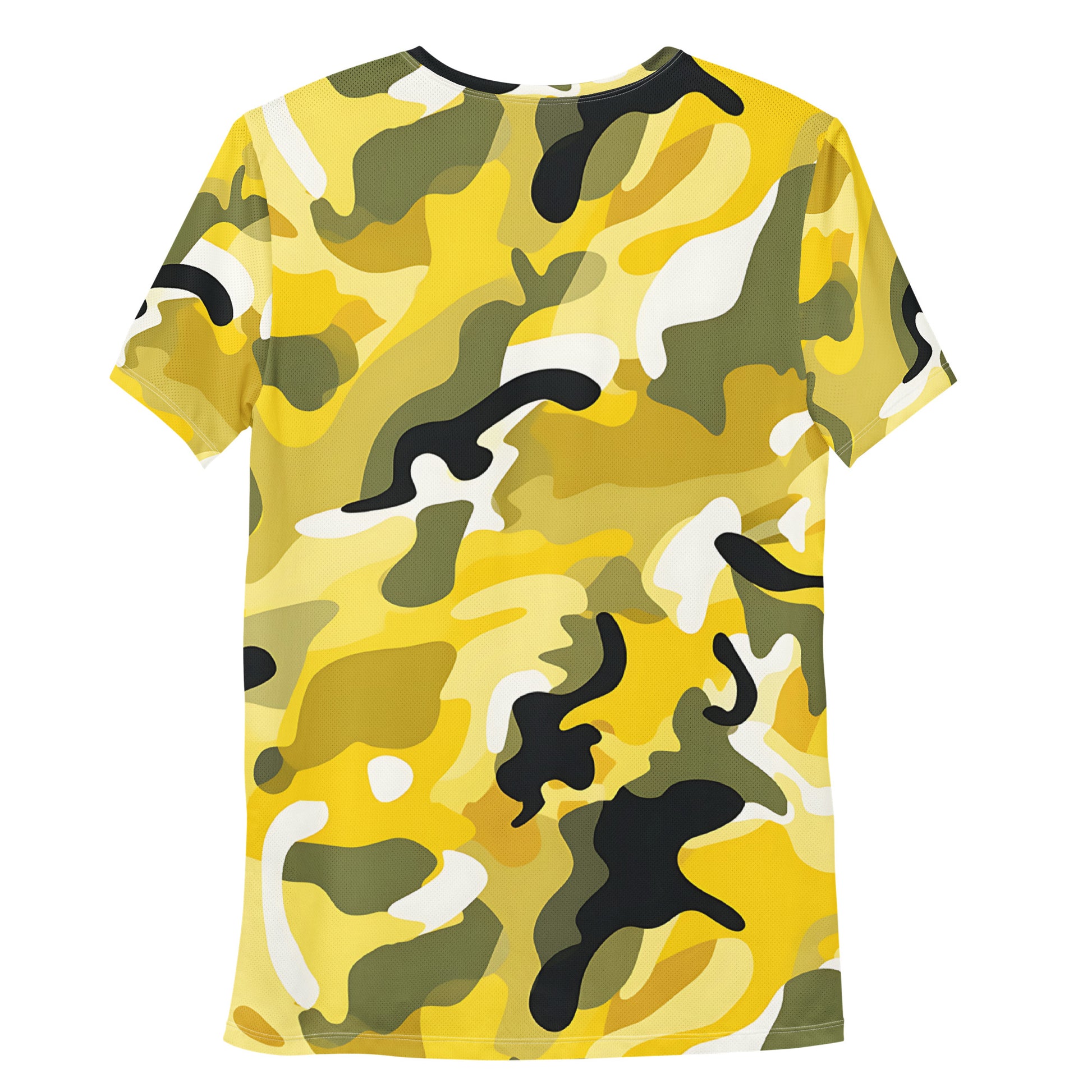 Yellow Camouflage v4 Sport-T-Shirt für Herren Sport T-Shirt JLR Design
