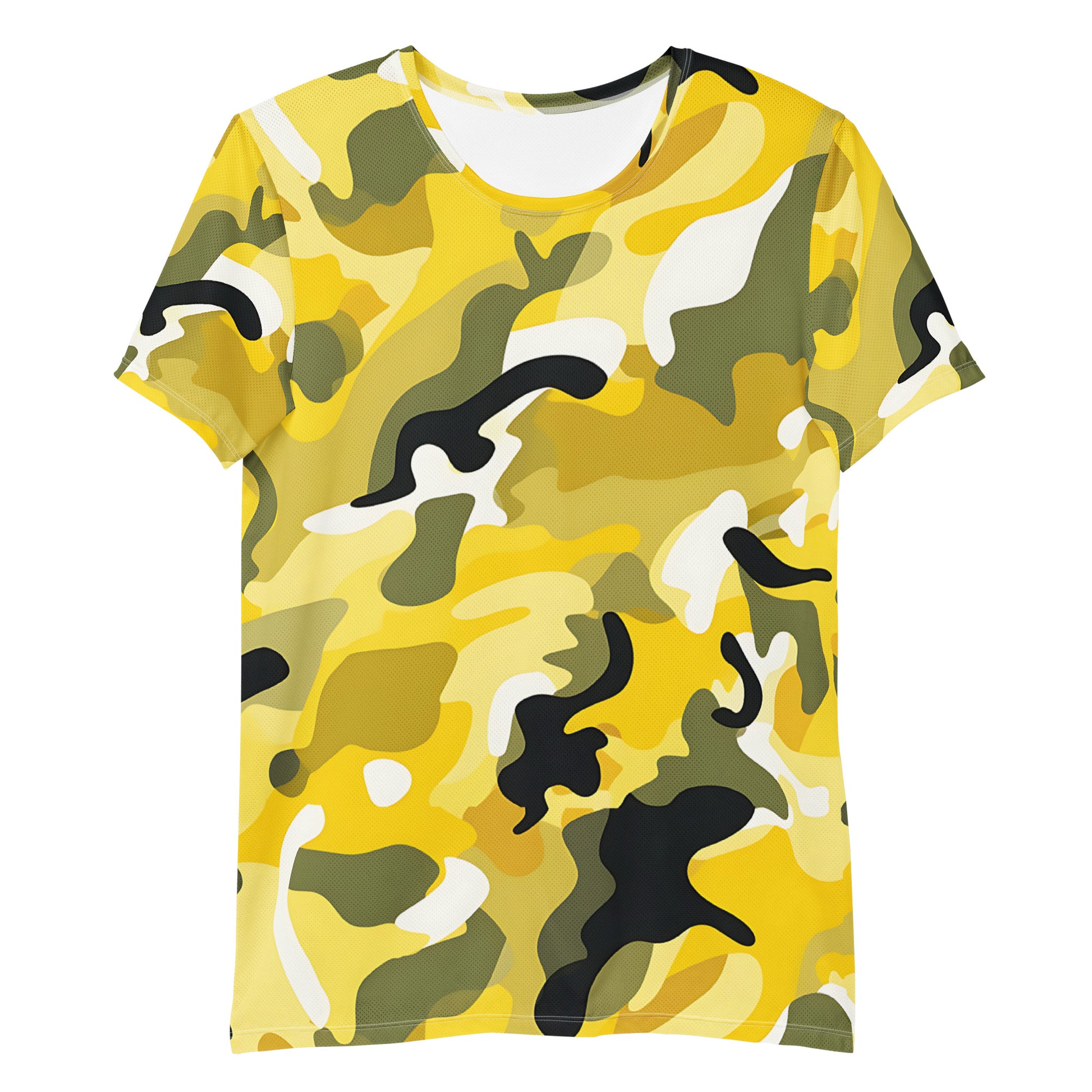 Yellow Camouflage v4 Sport-T-Shirt für Herren Sport T-Shirt JLR Design
