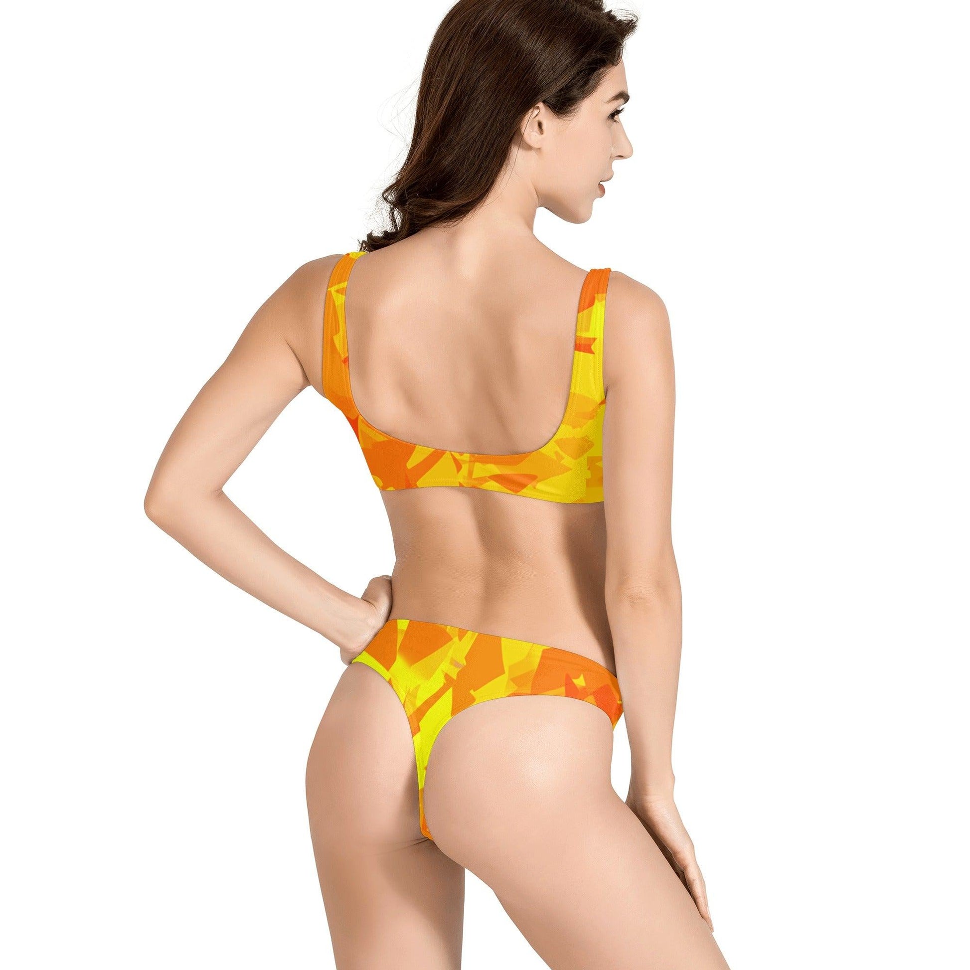 Yellow Crystal Bikini Badeanzug mit Schleife Bikini mit Schleife 57.99 Bikini, Crystal, Schleife JLR Design