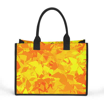 Yellow Crystal Canvas Shopper Tasche Einkaufstasche JLR Design