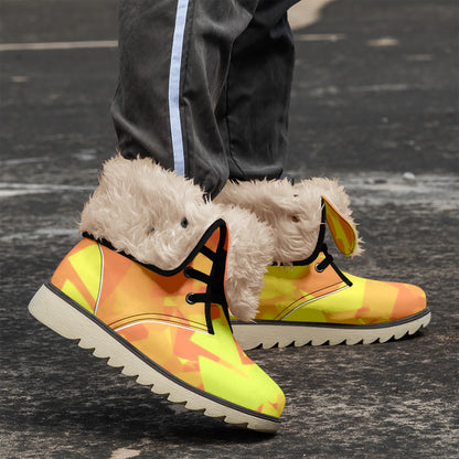 Yellow Crystal Chic Boots mit Plüschfutter Stiefel JLR Design