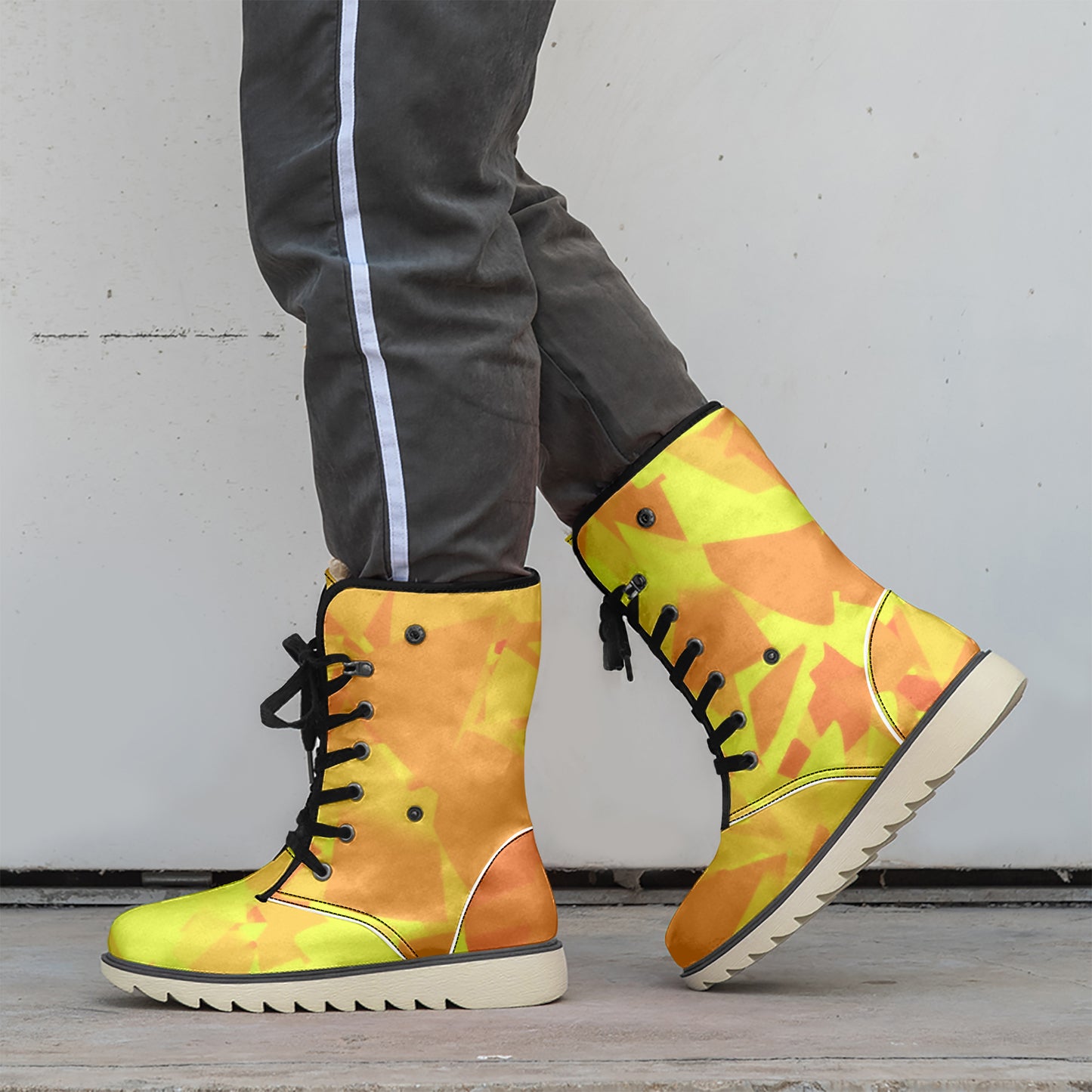 Yellow Crystal Chic Boots mit Plüschfutter Stiefel JLR Design