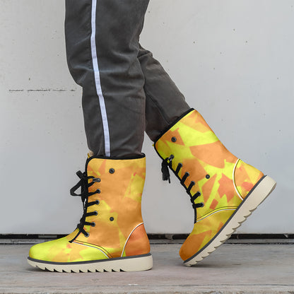 Yellow Crystal Chic Boots mit Plüschfutter Stiefel JLR Design