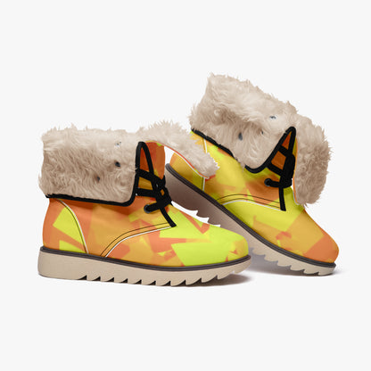 Yellow Crystal Chic Boots mit Plüschfutter Stiefel JLR Design