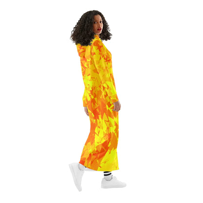 yellow-crystal-bequemes-leichtes-hoodie-kleid-hoodiekleid-jlr-design-37432 - JLR Design