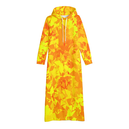 yellow-crystal-bequemes-leichtes-hoodie-kleid-hoodiekleid-jlr-design-64078 - JLR Design