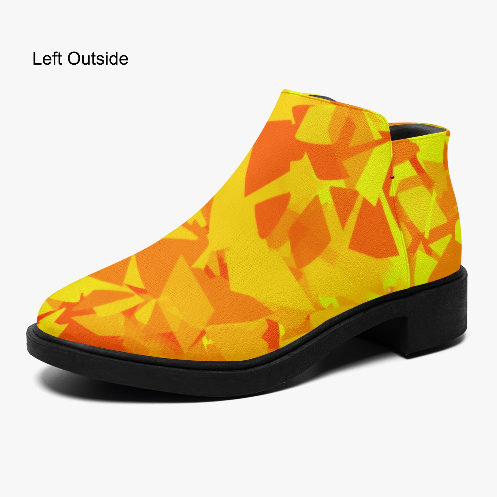 Yellow Crystal elegante Reißverschluss-Stiefeletten Stiefeletten JLR Design