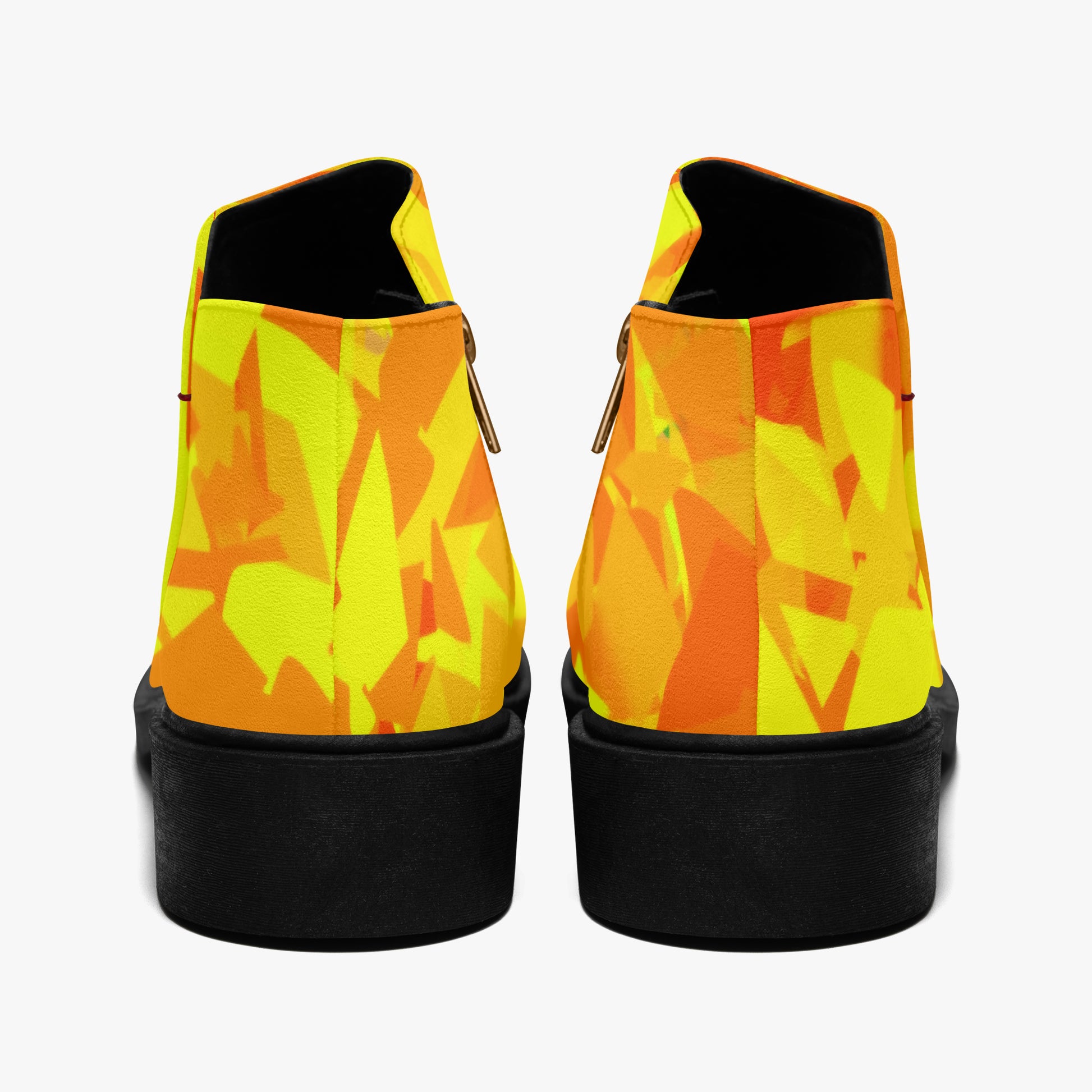 Yellow Crystal elegante Reißverschluss-Stiefeletten Stiefeletten JLR Design