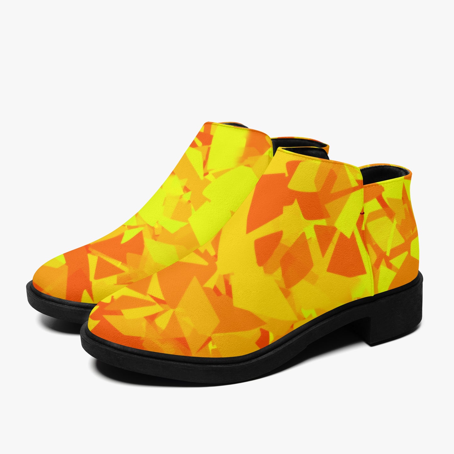 Yellow Crystal elegante Reißverschluss-Stiefeletten Stiefeletten JLR Design