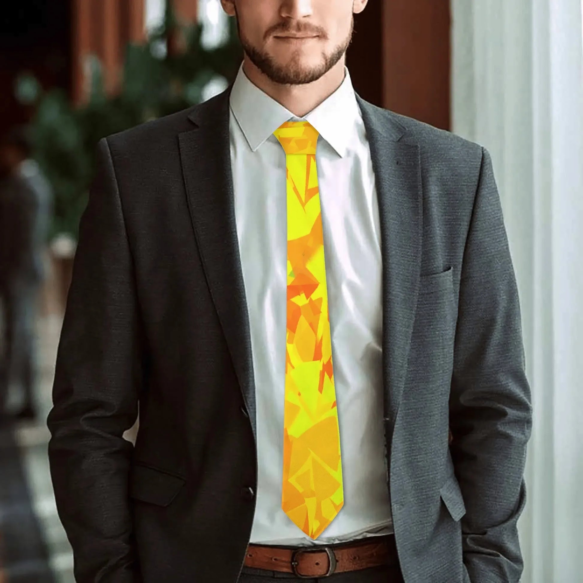 yellow-crystal-krawatte-krawatte-jlr-design-14241 - JLR Design