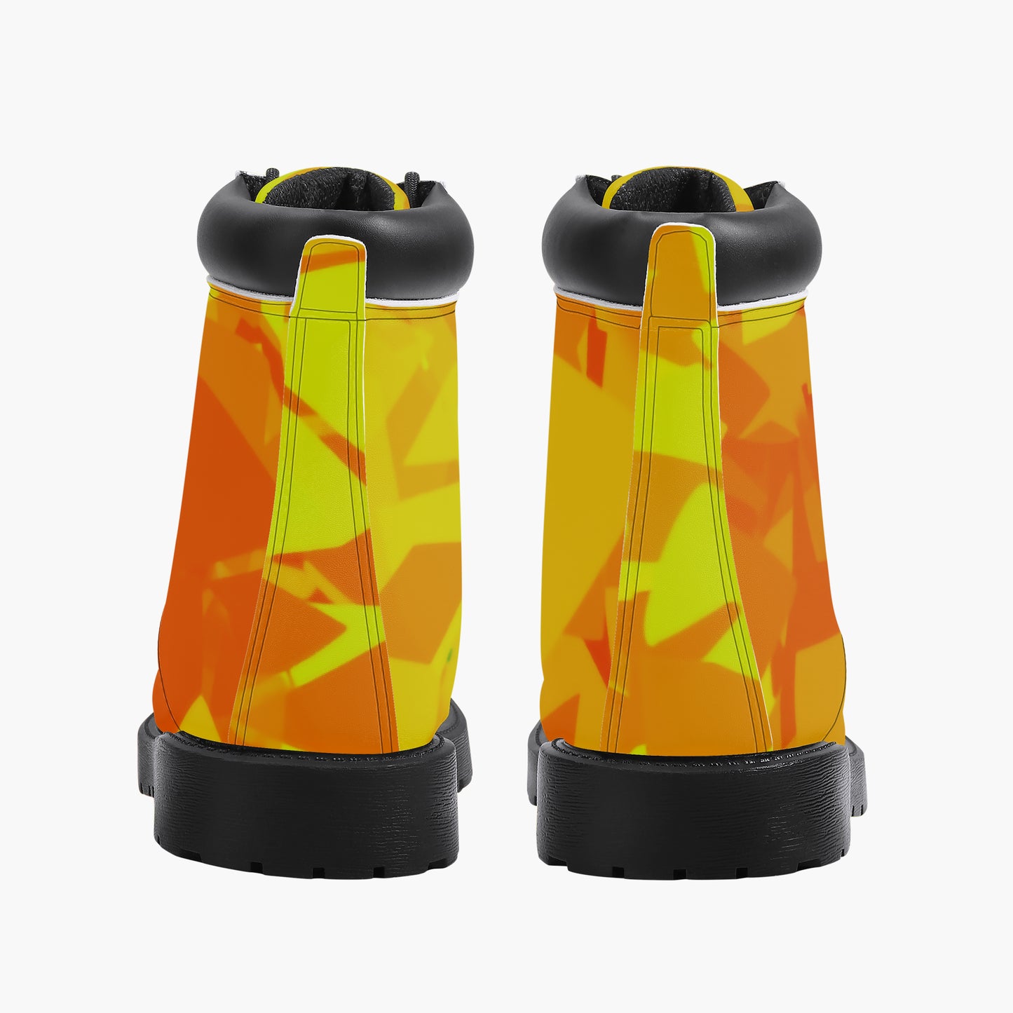 Yellow Crystal Leder Boots | Stylische und Warme Winterstiefel Boots JLR Design