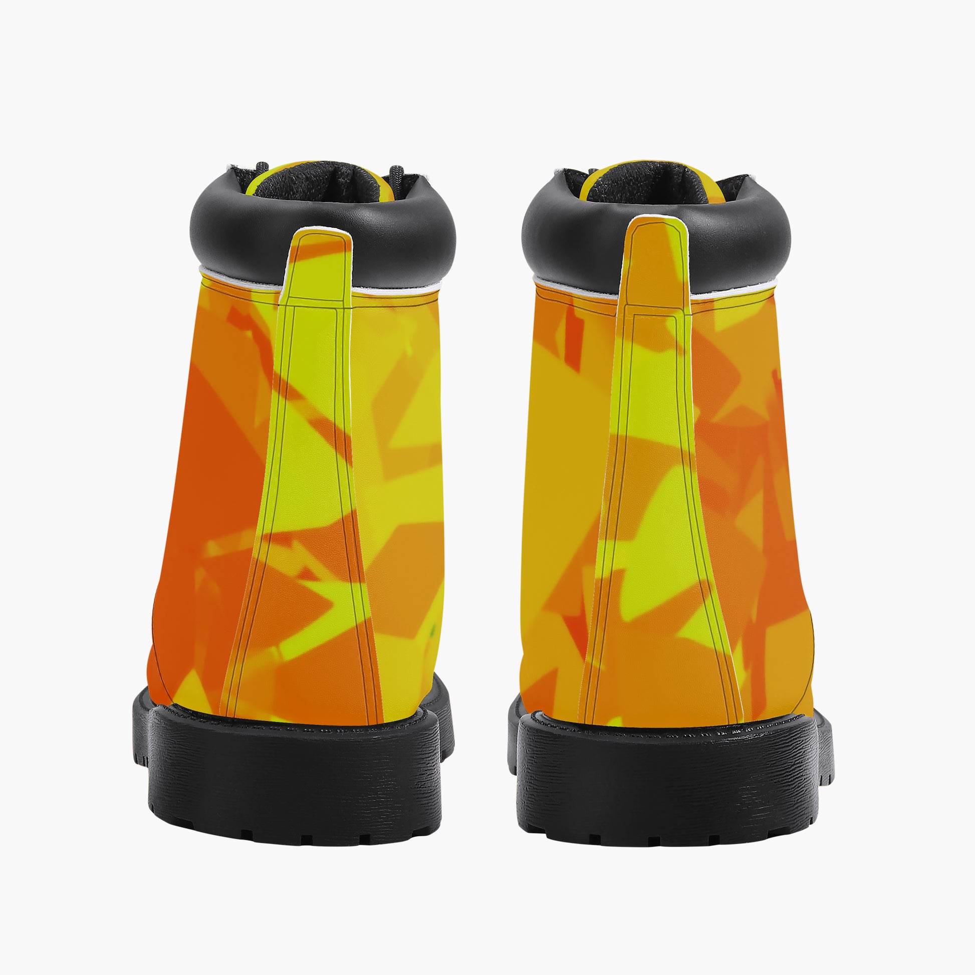 Yellow Crystal Leder Boots | Stylische und Warme Winterstiefel Boots JLR Design