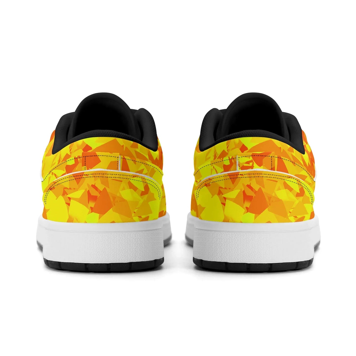 yellow-crystal-low-top-leder-sneaker-fur-damen-sneaker-jlr-design-82222 - JLR Design