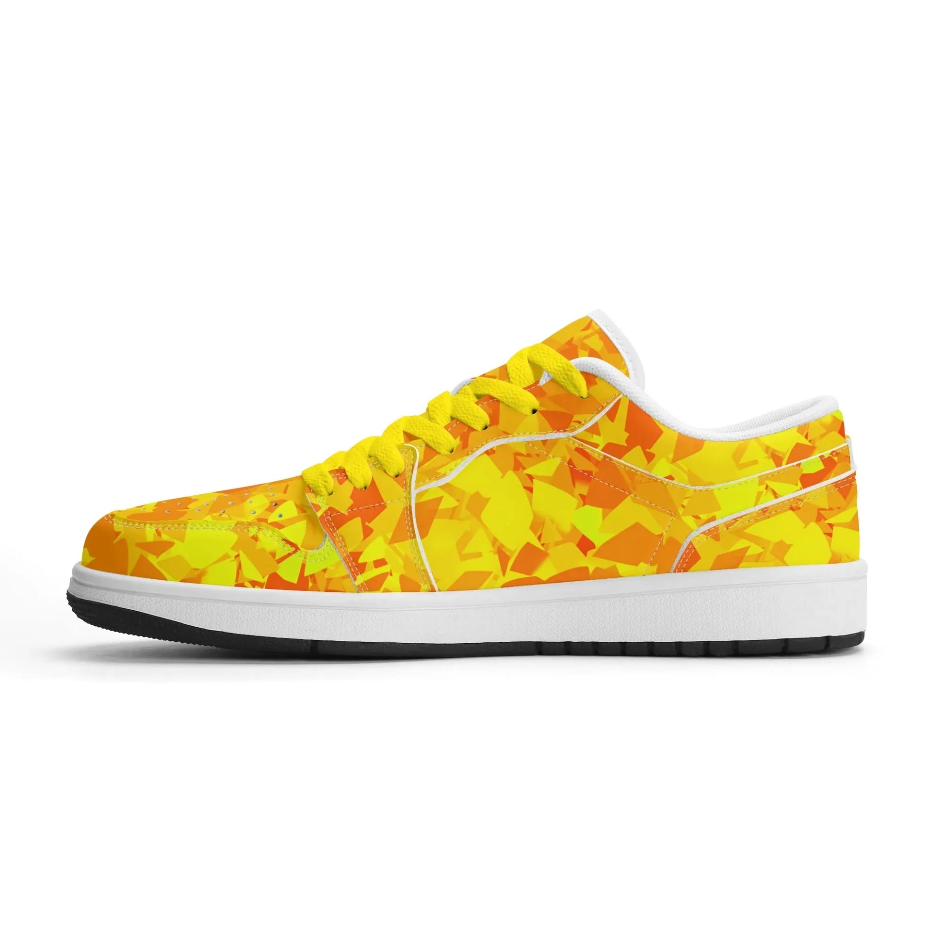 yellow-crystal-low-top-leder-sneaker-fur-damen-sneaker-jlr-design-88482 - JLR Design