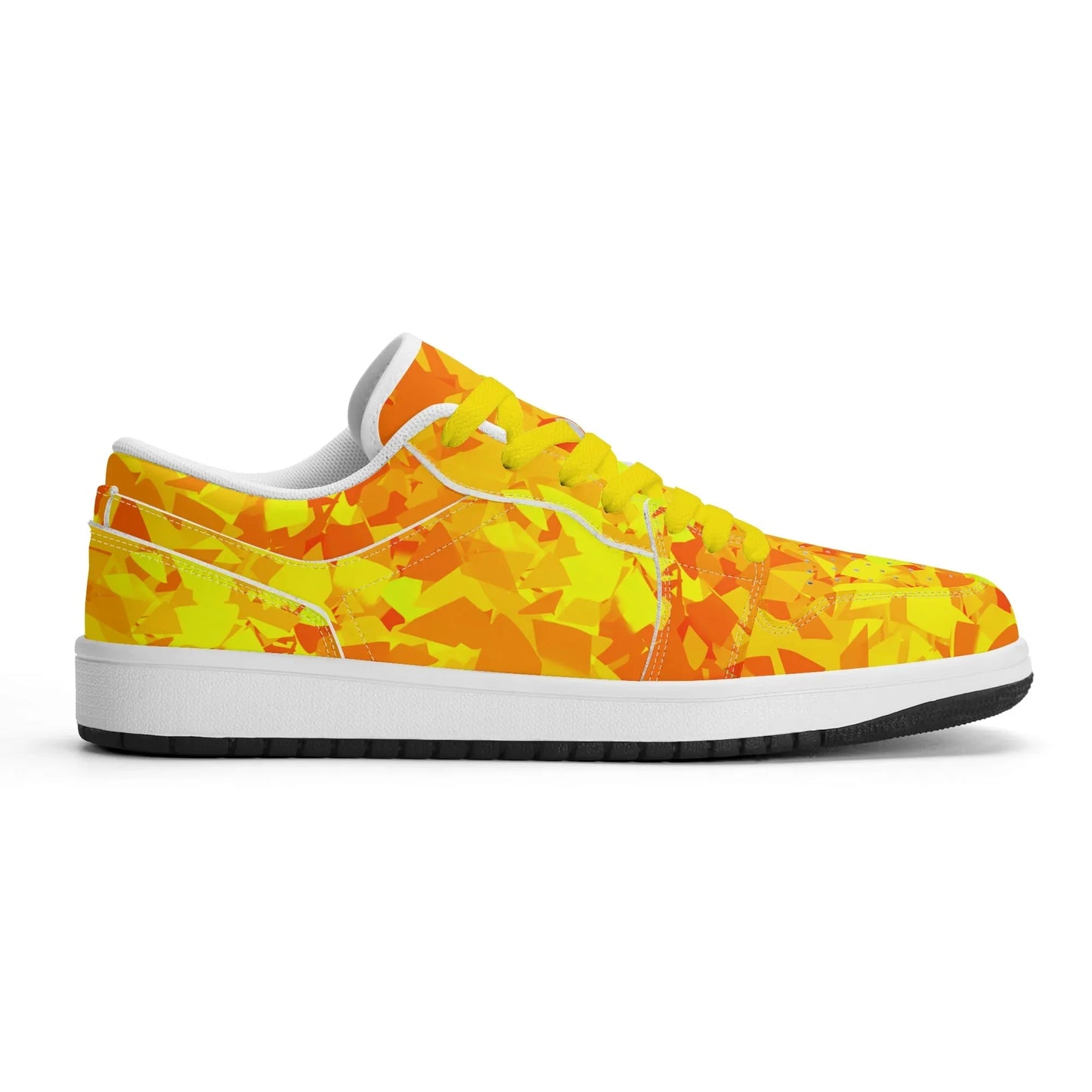 yellow-crystal-low-top-leder-sneaker-fur-damen-sneaker-jlr-design-76643 - JLR Design